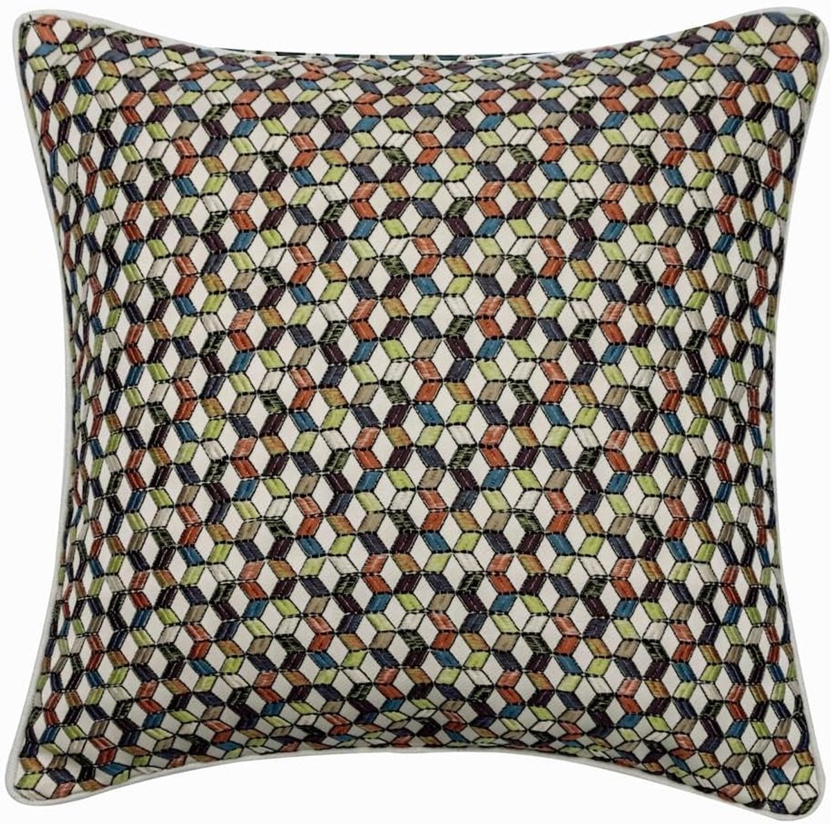 Kussenhoezen Set - Decoratieve Hoezen - Woonkamer Decoratie - Handgemaakt Jacquard - 45x45 cm - Multikleur