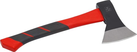 Houthakbijl - Handbijl - Kleine stukken splijten - Trillingsarme steel - 360 mm steel - Rood — afbeelding 3