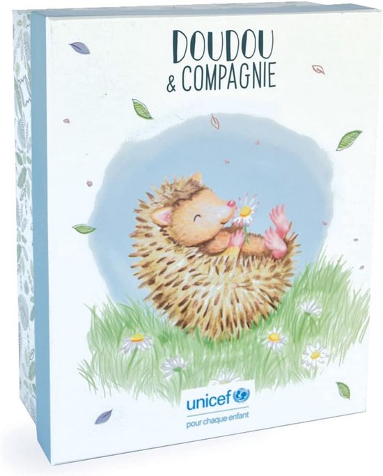 Knuffel Egel met Baby - Zacht Pluche Dier - 25 cm - Cadeau Vanaf Geboorte — afbeelding 4