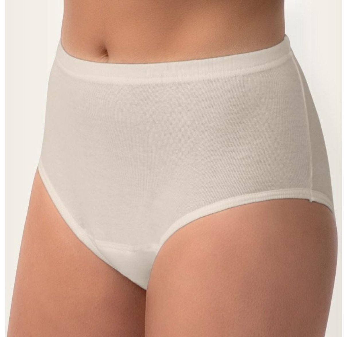 Briljant Care Incontinentie ondergoed dames wit – L - 3 pack - Wasbaar Incontinentie Broekje – Katoen – Urineverlies