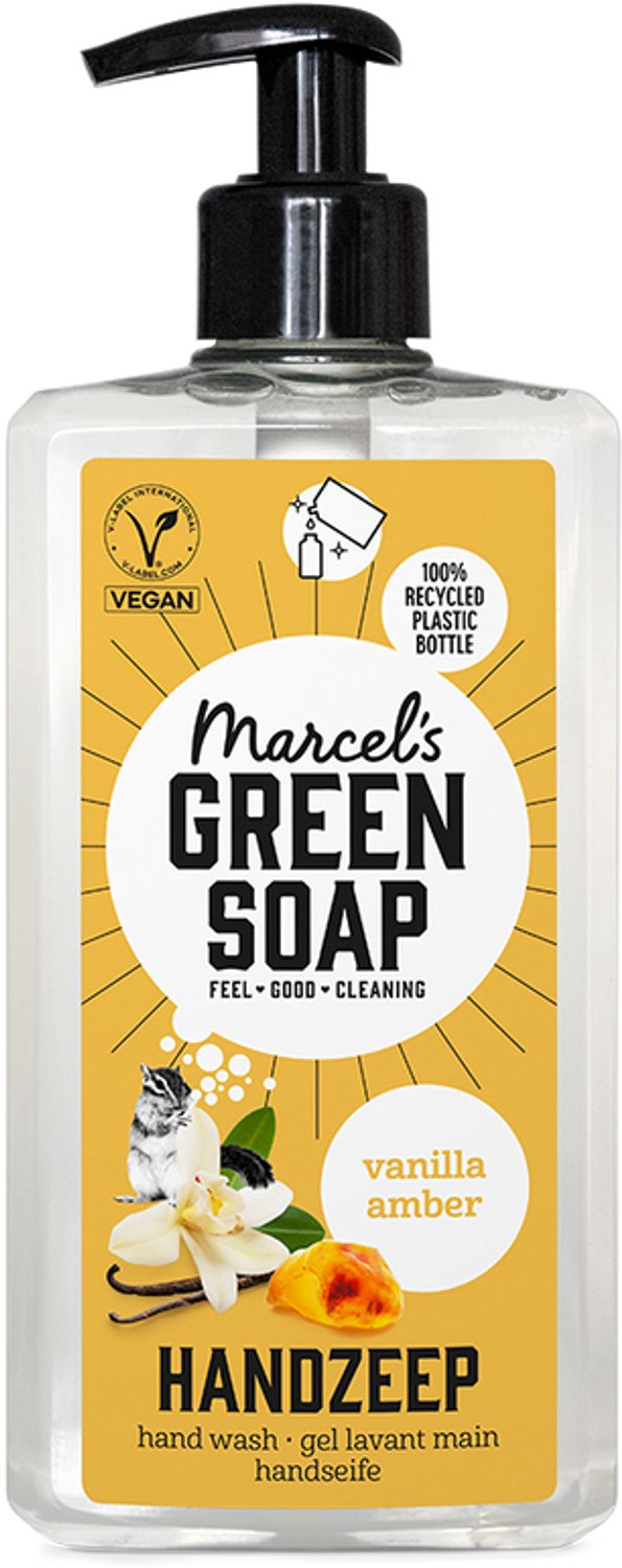Marcel's Green Soap Handzeep Vanille & Amber (500 ml)