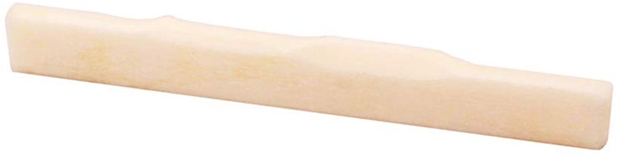 Dailygoods- Zadel 4 Snaren - Vervangende Brug - Hoge Kwaliteit Geluid - Echte Veebeen - Snelle Installatie - Afmetingen 53*7*3mm - Gitaarzadel