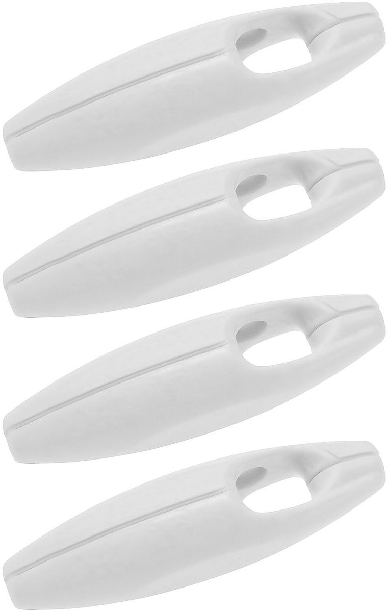 Dailygoods- Rolgordijn Gewichten 4 Stuks - Ketting Gewichten - Slijtvast - Voor Vouwgordijnen/Jaloezieën - Gewicht 26g per stuk - Afmetingen 74mm x 28mm x 19mm - Jaloeziegewichten
