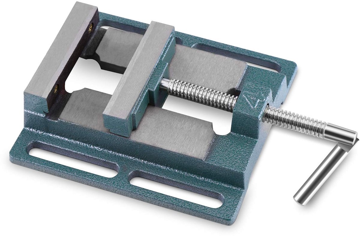 Dailygoods - Zware Machine Clamp - Industriële Boorklem met 20mm Jaws - Voor Precisie en Stabiliteit - Geschikt voor Houtbewerking en Metaalbewerking...