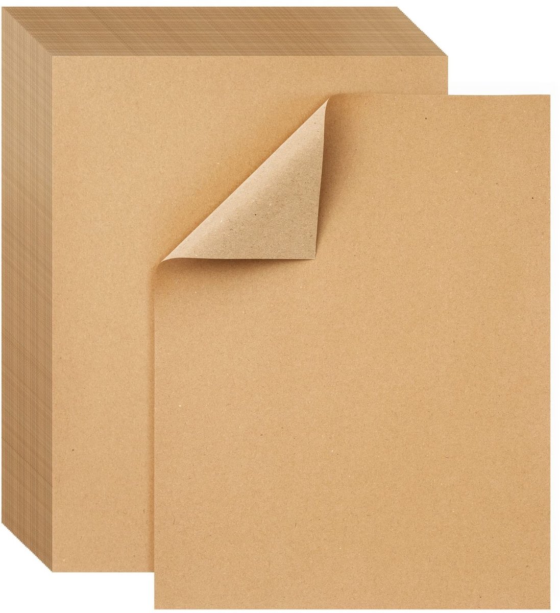 Dailygoods- Briefpapier 200 Vellen - Kraftpapier - A4 Formaat (8,5 x 11 inch) - Printvriendelijk - Lichtgewicht - Voor Kaarten en Uitnodigingen - Papier