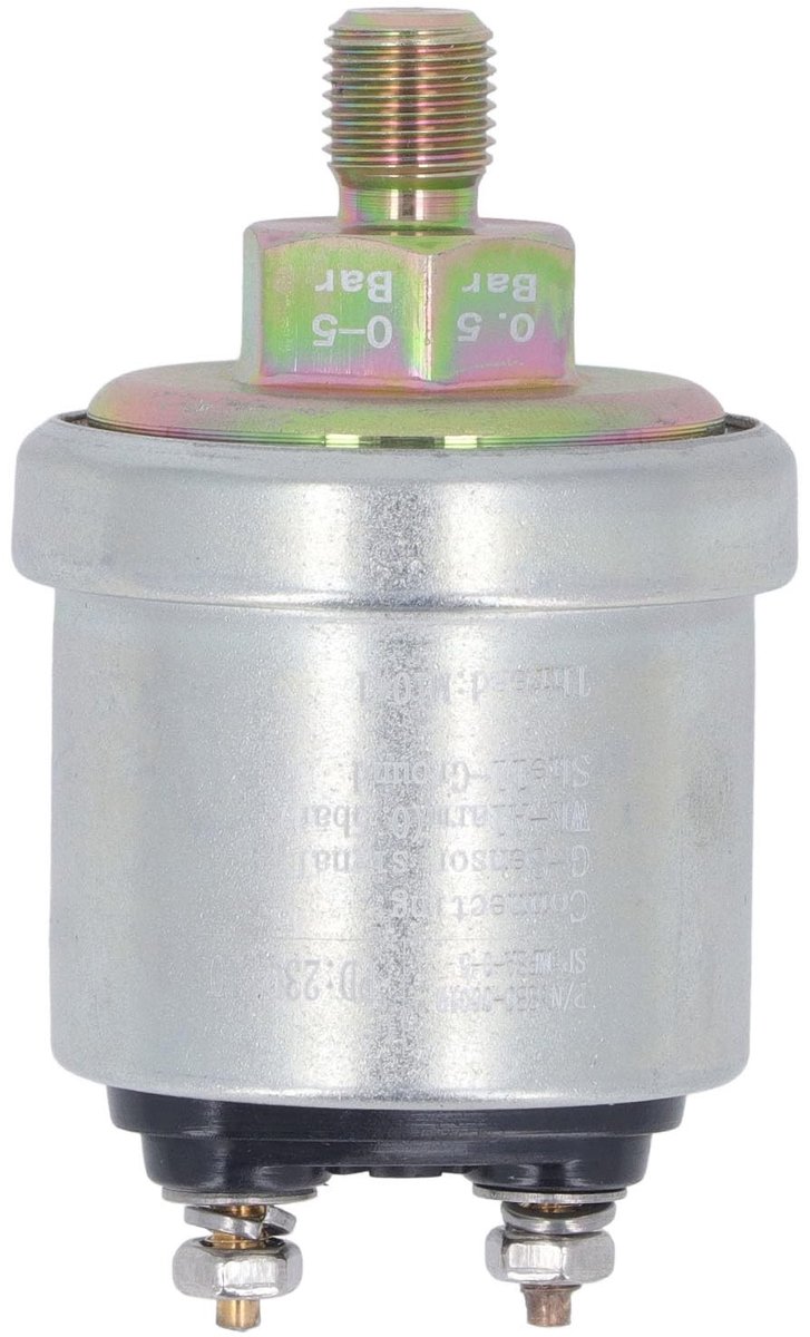 Dailygoods- Oliedruksensor Hoge Druk - Messing - M10x1 1/8NPT Buitendraad - Geschikt voor VDO-Machines - Betrouwbare Prestaties - Veelzijdige Toepassing - Druksensor