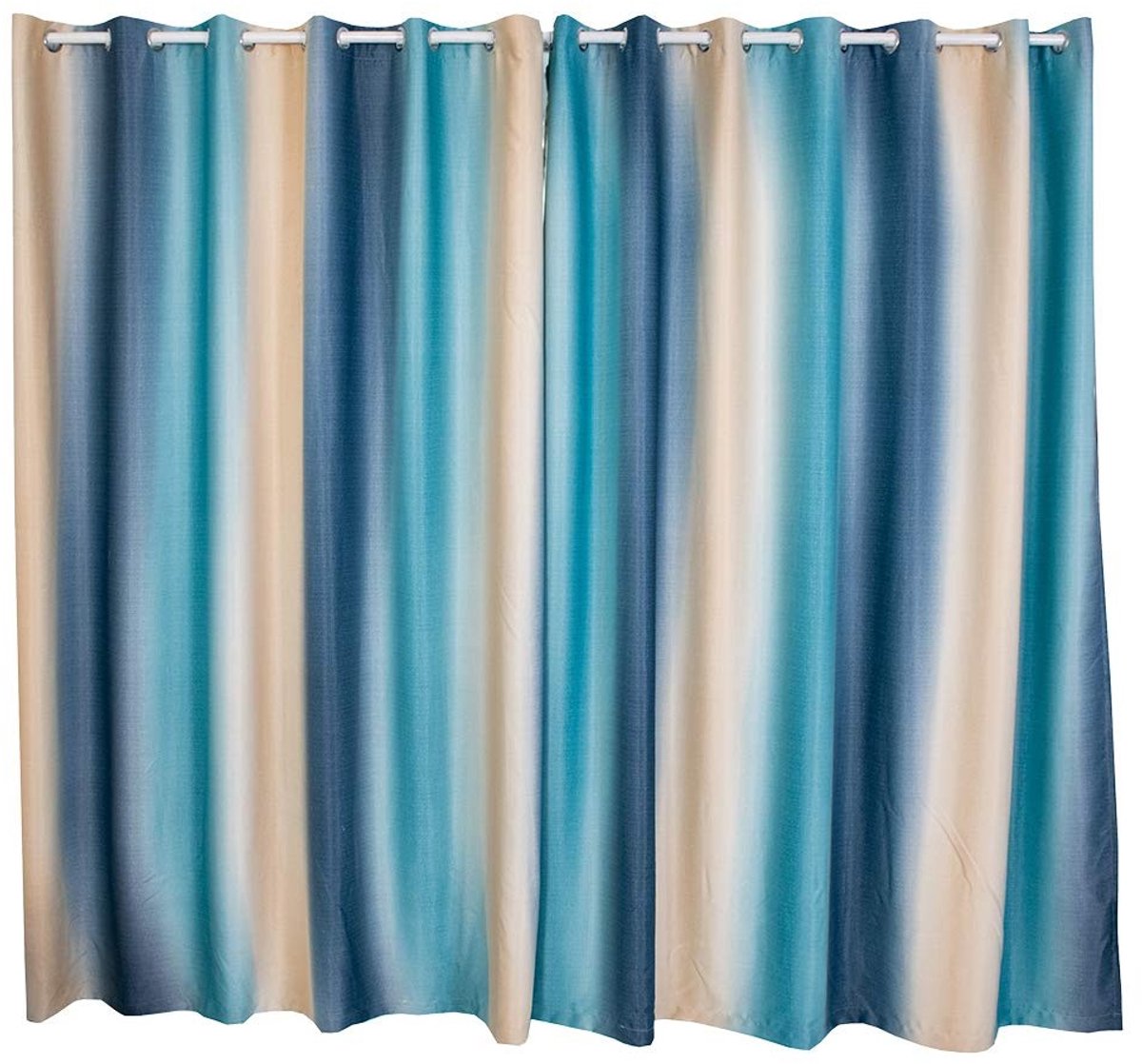 Dailygoods- Verloopraam Gordijn - Kleurverloop Ontwerp - Verduisterend - Polyester Materiaal - Eenvoudige Installatie - Geschikt voor Woonkamer/Slaapkamer - Raamdecoratie
