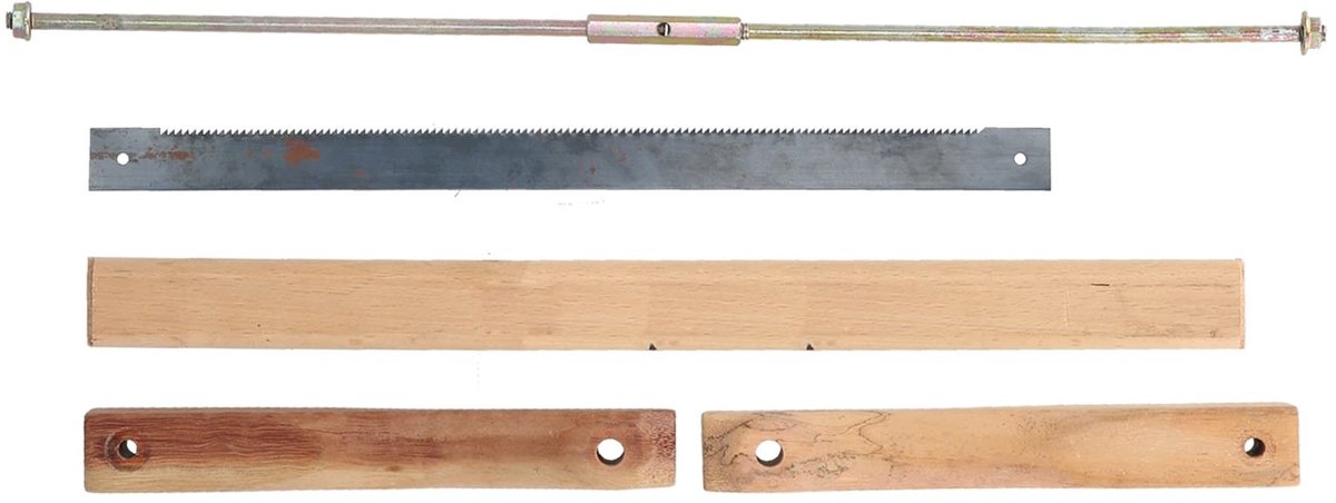 Dailygoods- Kaderzaag Hoogwaardig Teakhout - Draagbare Handzaag - Slijtvast Mangaanstaal - Hout Snijgereedschap - Gemakkelijk te Gebruiken - Fijn Gepolijst Oppervlak