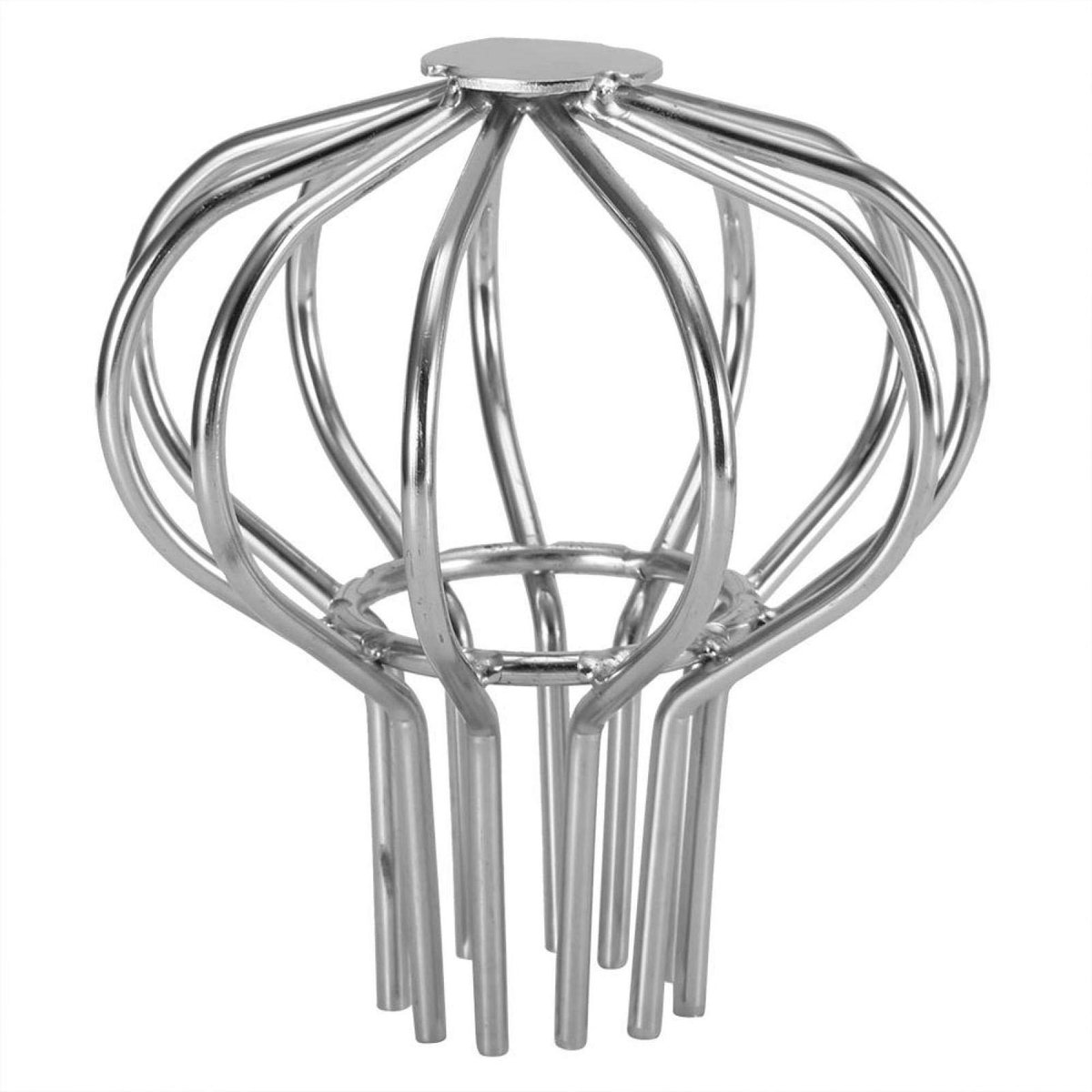Dailygoods - Gootbescherming - Downpipe Filter - Roestvrij Staal - Buis 50 - Bladbescherming - Universeel toepasbaar - Geschikt voor Dak en Tuin