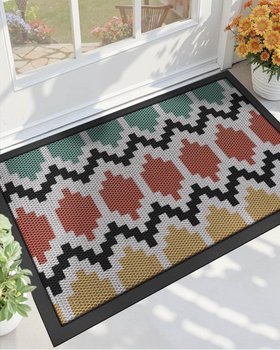Voordeurmat - Entree tapijt - Huis schoonhouden - Antislip rubberen onderkant - 44 x 76 cm