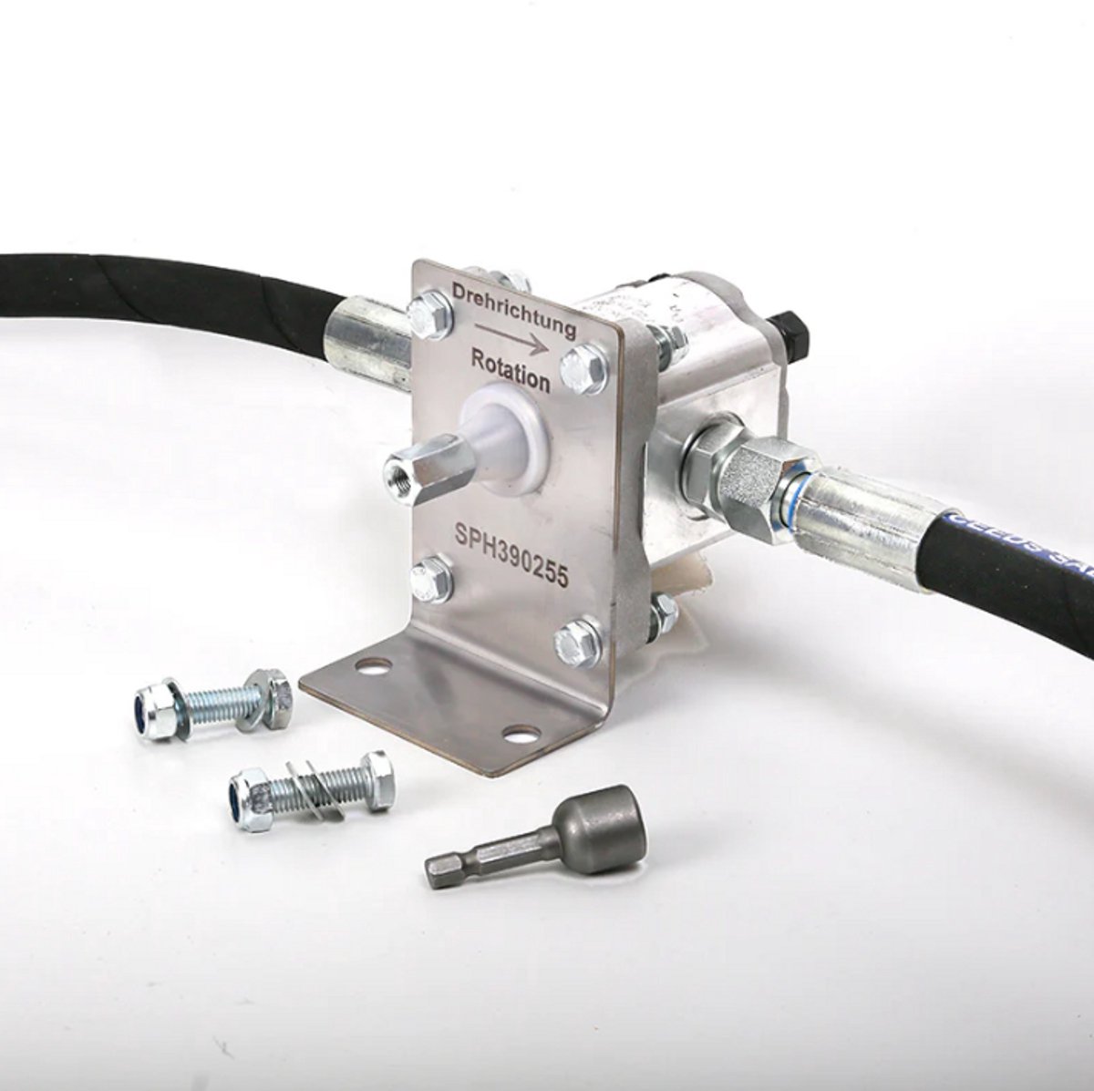 Kipperpomp 12L met Accuboormachine Aandrijving – Hydraulische Pomp voor Kipper Aanhanger