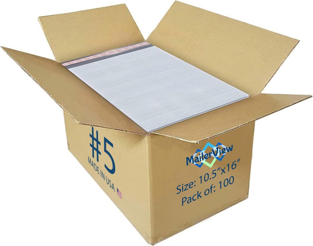 Grote Poly Bubble Mailers - Gewatteerde enveloppen - Veilig Verzenden - Zelfsluitende tape - 25 x 36 cm - Wit
