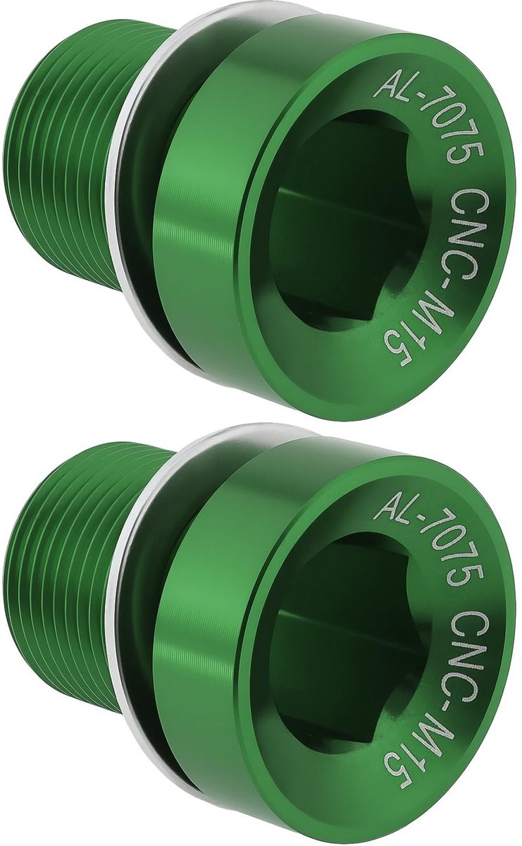 Dailygoods - 2 Stuks Aluminium Bout voor Elektrische Fietsen M15
