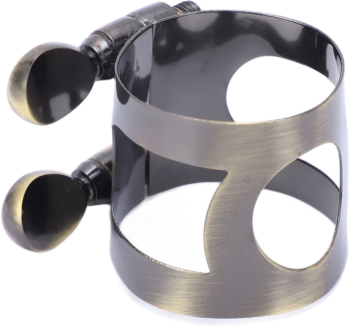 Dailygoods- Ligatuur Metalen - Klarinet Riet Bevestigingsclip - Duurzaam Materiaal - Sterke Bevestiging - Lange Levensduur - Standaard Schroefdraadmaat - Mondstukclip