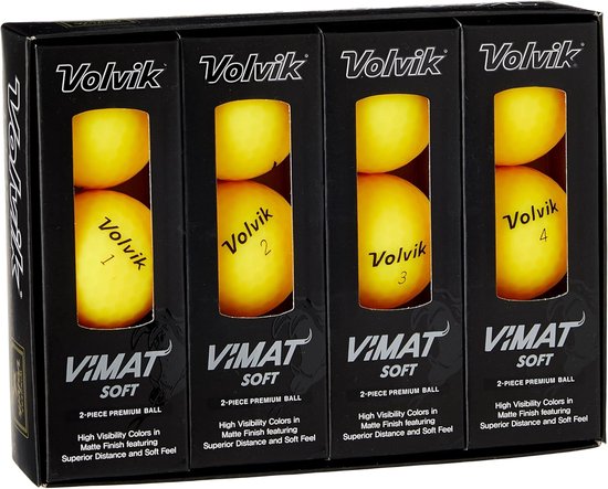 Golfballen - Sportballen Bal - Golf Spelen - Zachte Kern - 12 Stuks - Geel — afbeelding 2