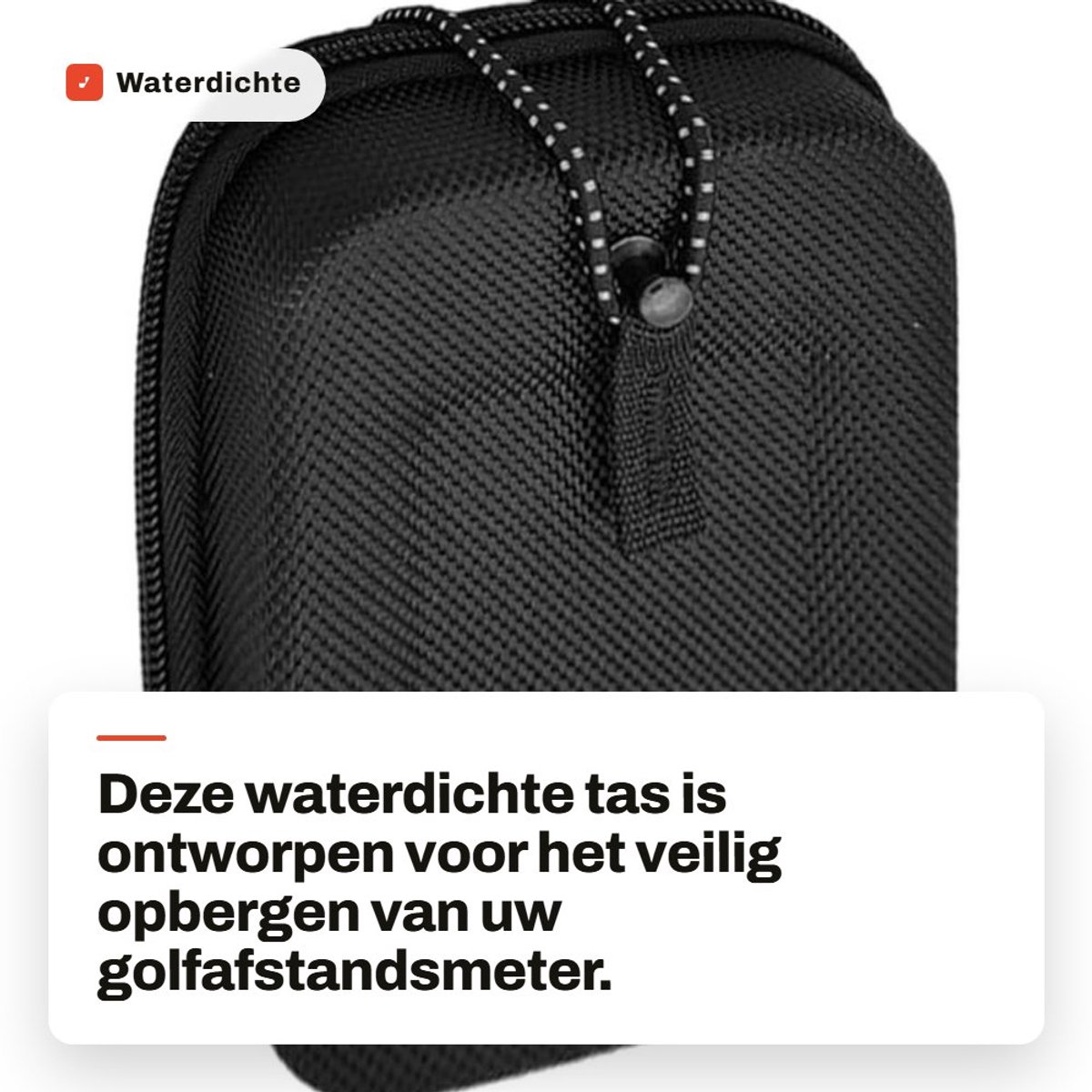 Dailygoods- Golfafstandsmeter Schokbestendig - Waterdichte Houder - Afstandsmeter Tas - Utility Hardcase - Voor Golfliefhebbers - Duurzaam Materiaal - Afstandsmeterhoes