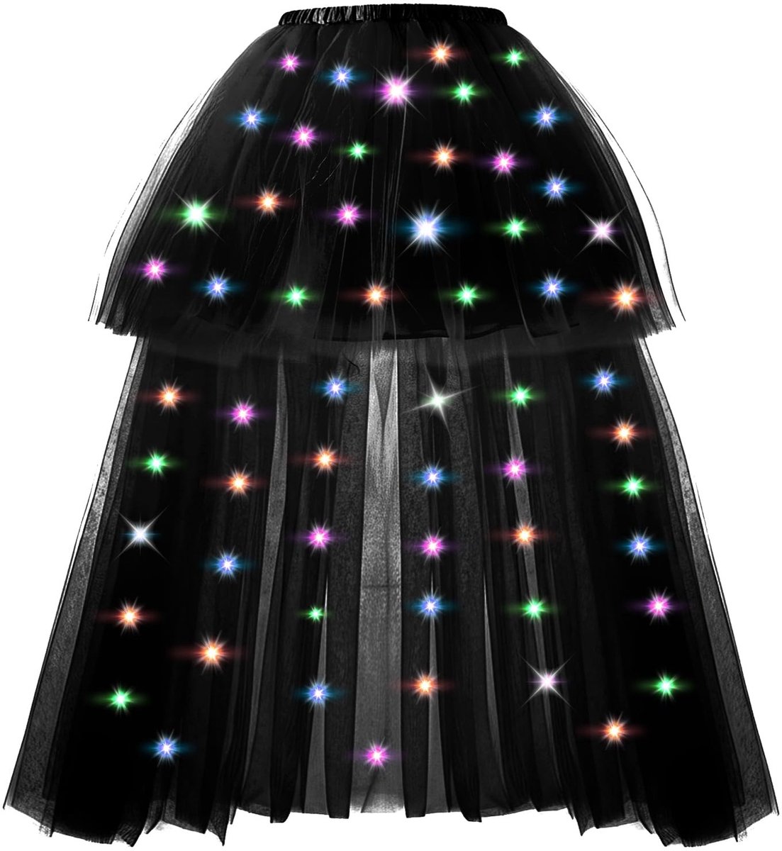Dailygoods - Oplichtende Tutu-Rok voor Dames voor Feesten en Festivals
