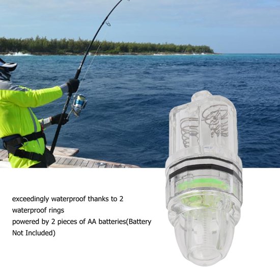 Dailygoods - Underwater Fishing Light - Diepzeevissen LED Lamp met 2 Waterdichte Ringen van Dailygoods — afbeelding 3