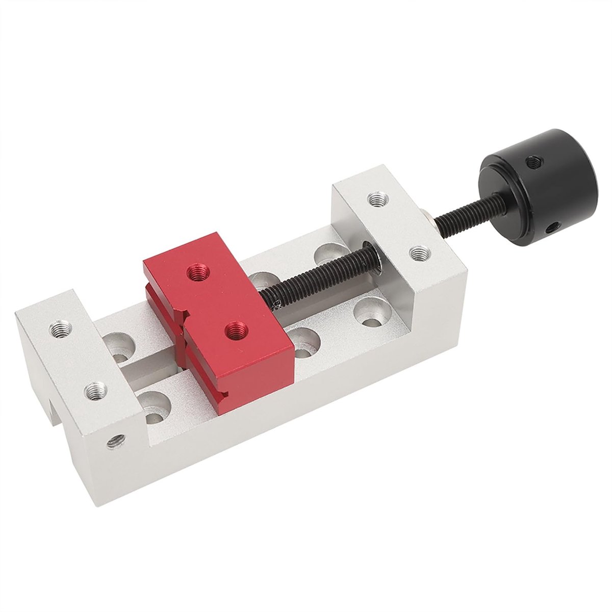 Dailygoods- Bankvise 50mm - Mini Aluminium Klem - CNC Bewerkt - Slijtvast - Precisie - Voor Boorpers