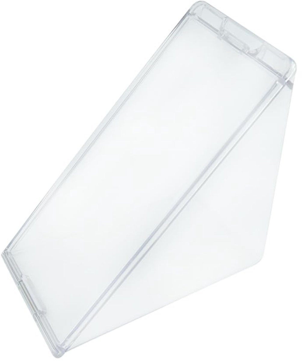 Dailygoods- Sandwichhouder Driehoekig - Herbruikbare Sandwichbox - Draagbare Lunchbox - Milieuvriendelijke Maaltijdcontainer - Lekvrij Deksel - Hoogwaardig Voedselveilig Materiaal
