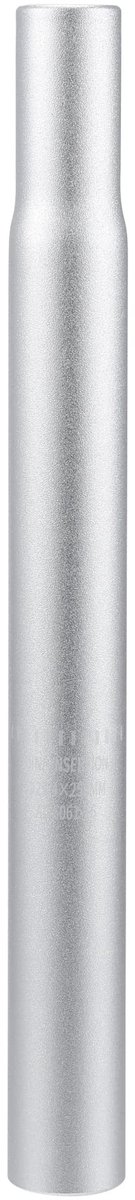 Dailygoods- Fietszadelpen 25,4x250mm - Aluminiumlegering - Duurzaam - Zilverkleurig - Veiligheidslijn - Eenvoudig te installeren - Zadelpen