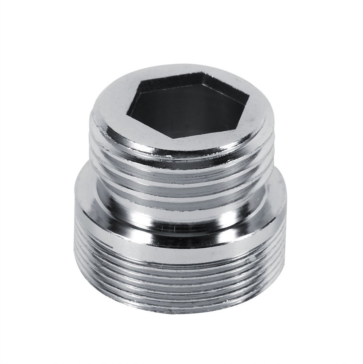 Dailygoods - 22Mm naar 20Mm Converter - Kraan Adapter - Koper - Waterzuiveraar Accessoires - Slangadapter - Geschikt voor Keuken - 24mm tot 15mm