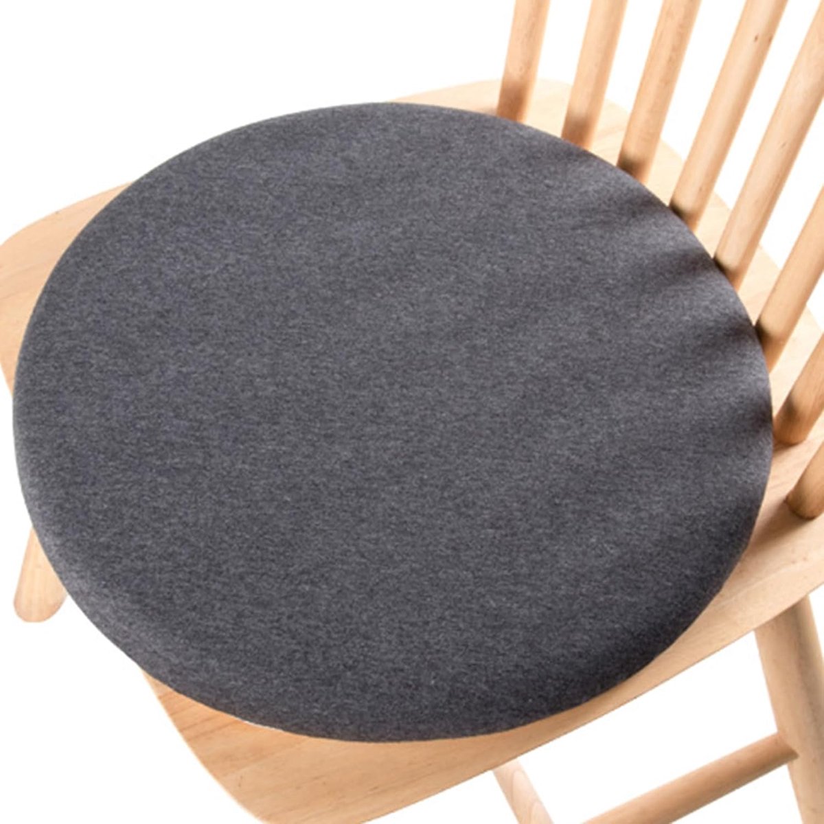 Rond Zitkussen - Vloerkussen Stoelkussen - Comfortabel Zitten - Antislip Onderkant - 30x30