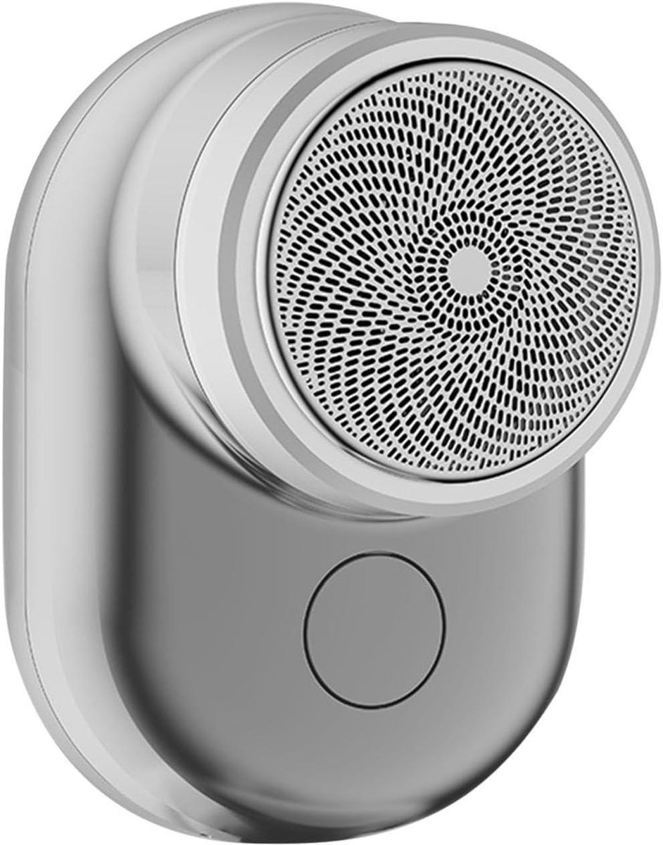 Elektrisch Scheerapparaat - Reisscheerapparaat Baardtrimmer - Glad Scheren - Waterdicht Nat Droog Gebruik - 4.6x4.3x6.5cm - Zwart