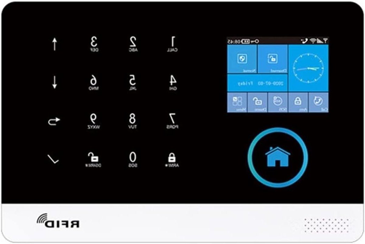 Draadloos Alarmsysteem - Huisbeveiliging Slim Huis - Beveiliging Thuis - App Controle - 10 Gram - Zwart