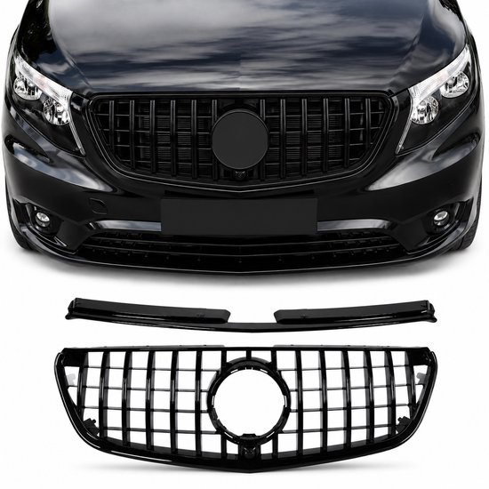 Grill geschikt voor Mercedes Vito W447 met bouwjaar 2014-2020 Panamericana grill