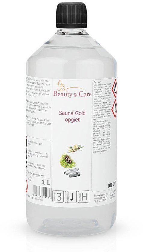 Beauty & Care - Sauna Gold opgietmiddel - 1 L. new
