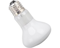 Reptiel Verwarmingslamp - Terrarium Lamp UVA - Klimaatbeheersing Terrarium - Simuleert Dag Nacht - 25W - Wit