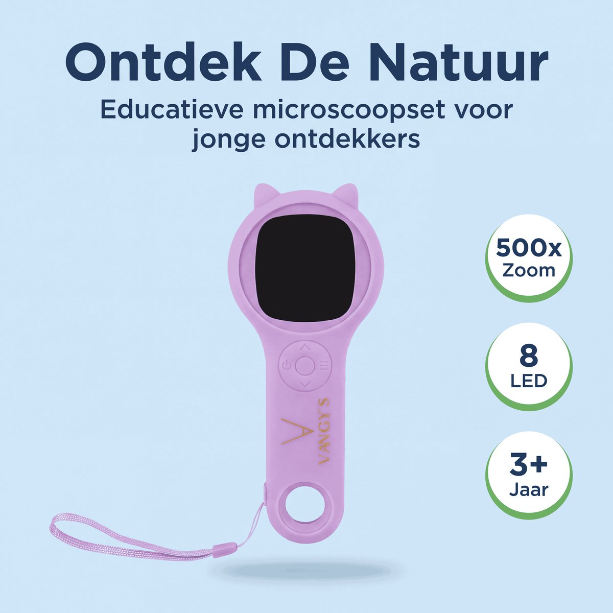 Kindermicroscoop met insecten kit.