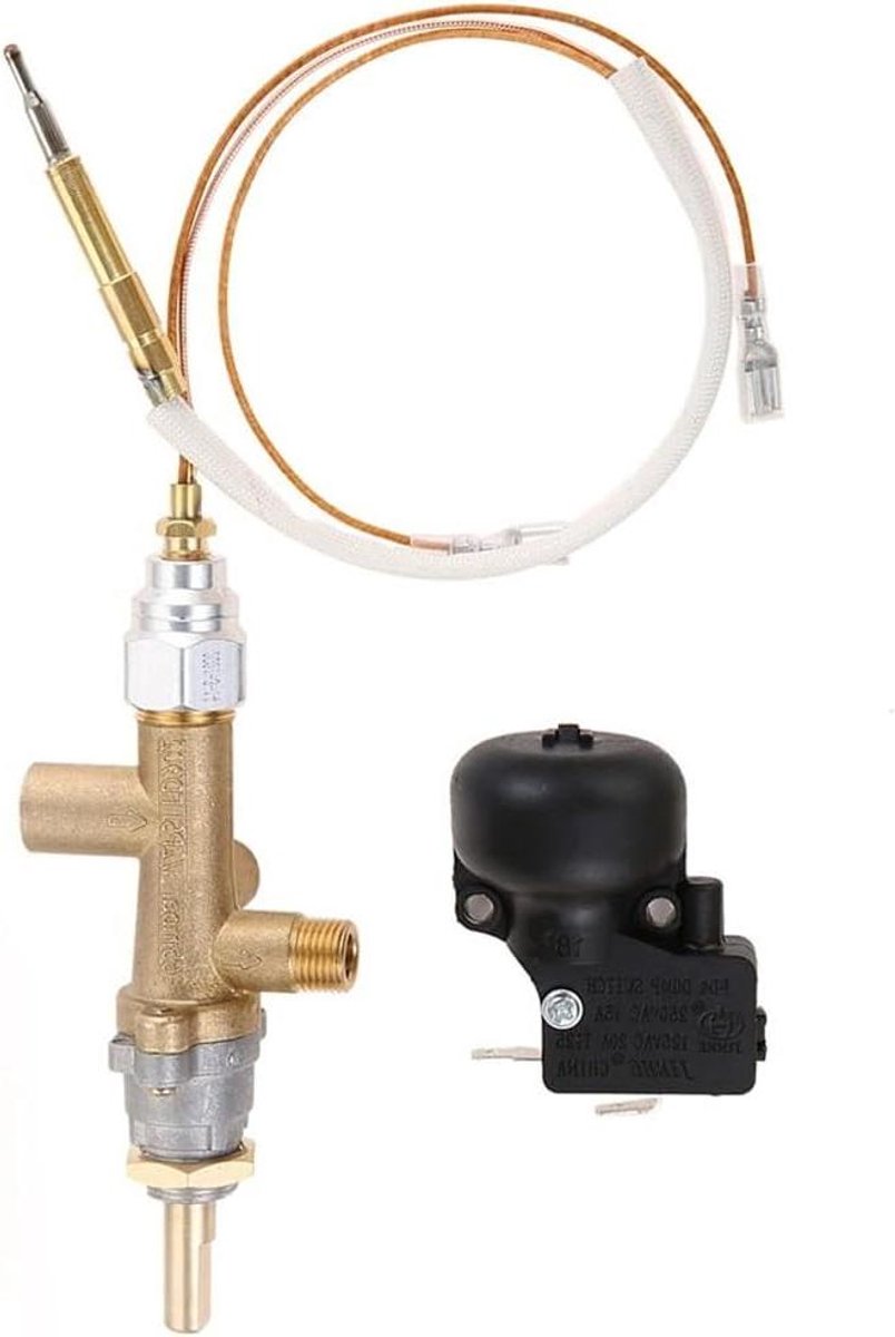 Gas Terrasverwarming Ventiel - Thermoelement Sensor - Veiligheid Verhoging - Propaan Gas Geschikt - 12 x 10 x 4 cm