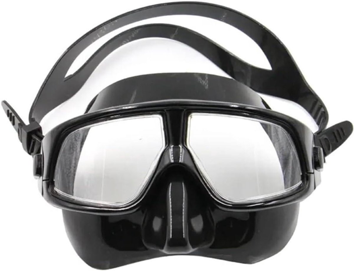 Snorkelmasker Duikmasker - Duikbril Onderwater - Onderwater Verkenning - Brede Zichtbaarheid - 14.5x10.5cm - Zwart