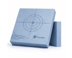 Funlife Balance Pad Blauw - Balanskussen 40 x 40 x 5 cm - Antislip Fitnessmat voor Balans, Stabiliteit, Yoga en Core Training - Tot 150 kg