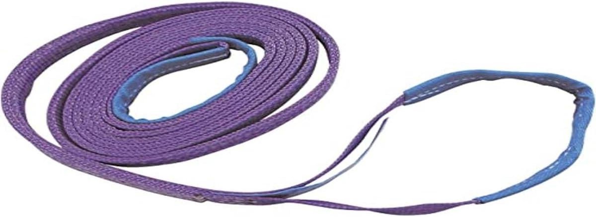 Hijsband - Hefband Tilband - Veilig Tillen - GS-getest - 6 meter 30000 kg - Blauw