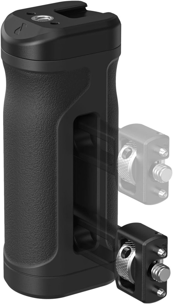 Verstelbare Mini Handgreep voor Camera Cage met Koudschuh en Draadgat, Maximaal 10kg Draagvermogen, Ideaal voor Videoproductie en Fotografie