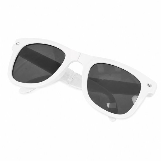 Opvouwbare classic zonnebril - Met UV400 bescherming en brillenzakje - Festival zonnebril - Wit — afbeelding 2