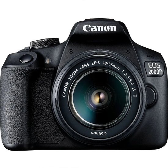 Canon EOS 2000D Spiegelreflexcamera met 18-55mm Lens - Bol