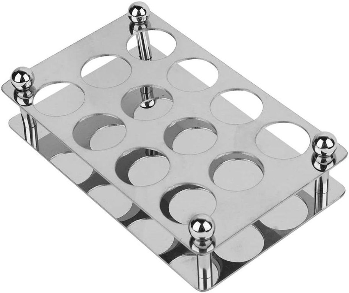 Wijnglas Houder - Droogrek Glaswerk - Keuken Ordenen - Roestvrij Staal - 12 Gaten - Metaal