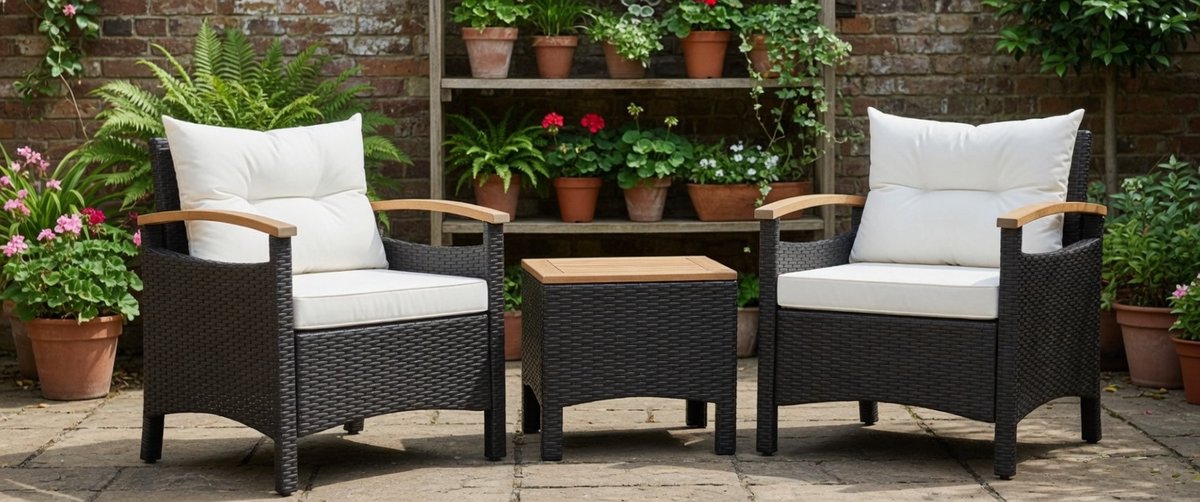 Luxe Loungeset – Weerbestendig – Wit – Industrohome