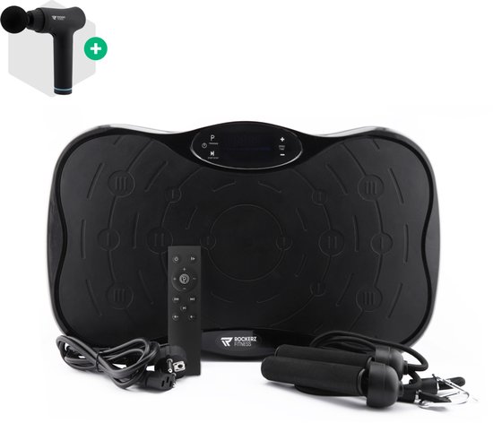 Rockerz Trilplaat Fitness Deluxe - 5 programma's - 99 snelheden - Bol