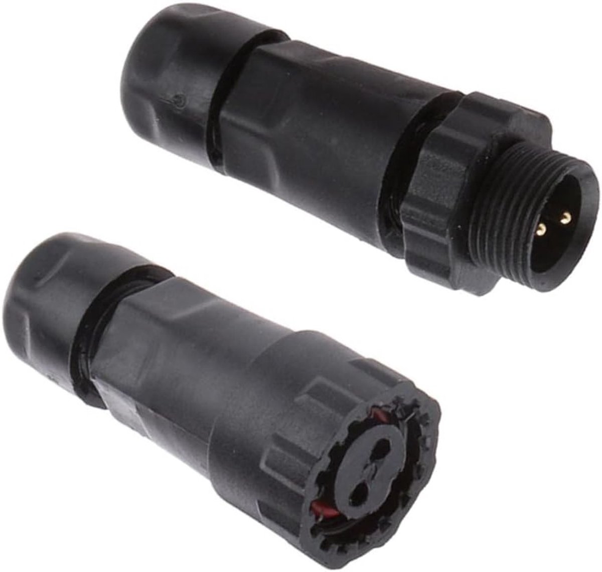 Waterdichte 15A IP68 Connector 2-Pins Male Female Adapter voor Elektronische Toepassingen en Projecten