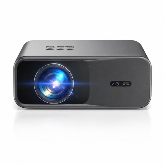 4K Beamer Full HD 1080P Projector 1200 ANSI Lumen EU Stekker Dubbele 10W Speakers Bluetooth Wifi