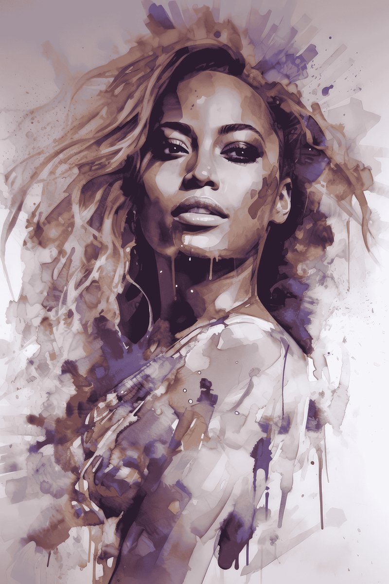 Beyonce Poster - Muziek - Abstract - Beyhive - posters - formaat 30x40cm - XS26