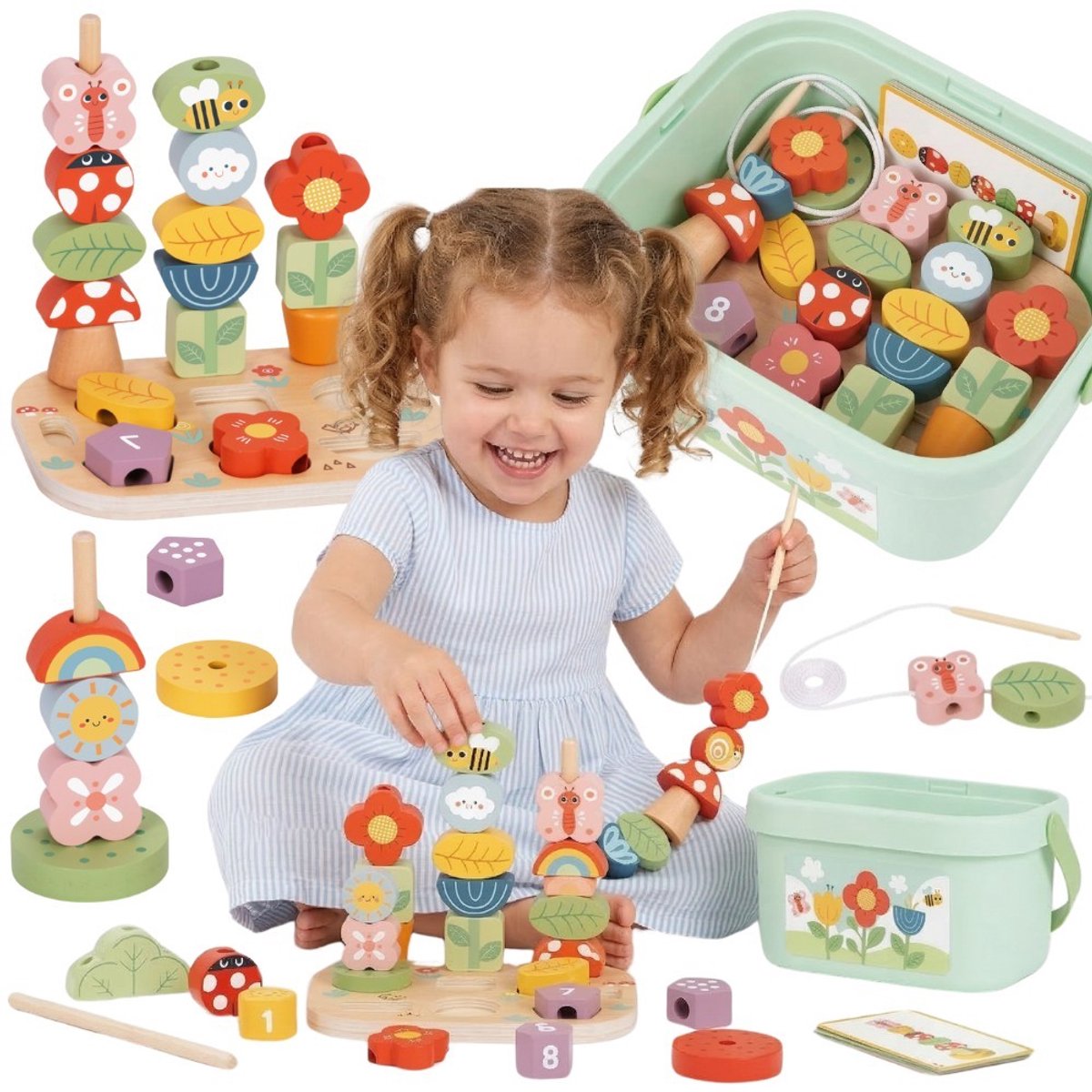 Tooky Speelgoed Educatieve Doos 5-in-1 Magische Tuin Montessori