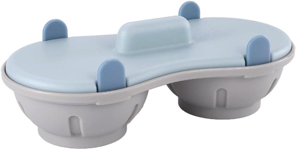 Magnetron Eierkoker - Eierkoker voor Magnetron - Ontbijt Maken - Dubbele Eierhouder - 22 x 11.7 x 8 cm - Blauw