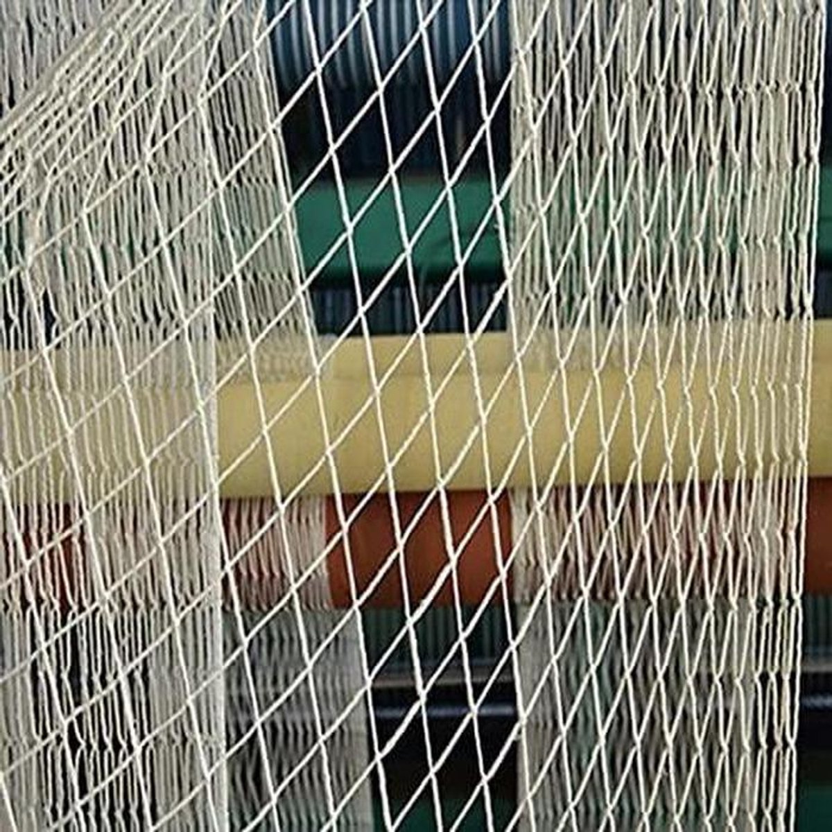 Veiligheidsnet Kinderen - Speeltoestelnet Schommelnet - Valbeveiliging Buiten - Handgemaakt Dubbele Naald - Diverse Maten - Wit