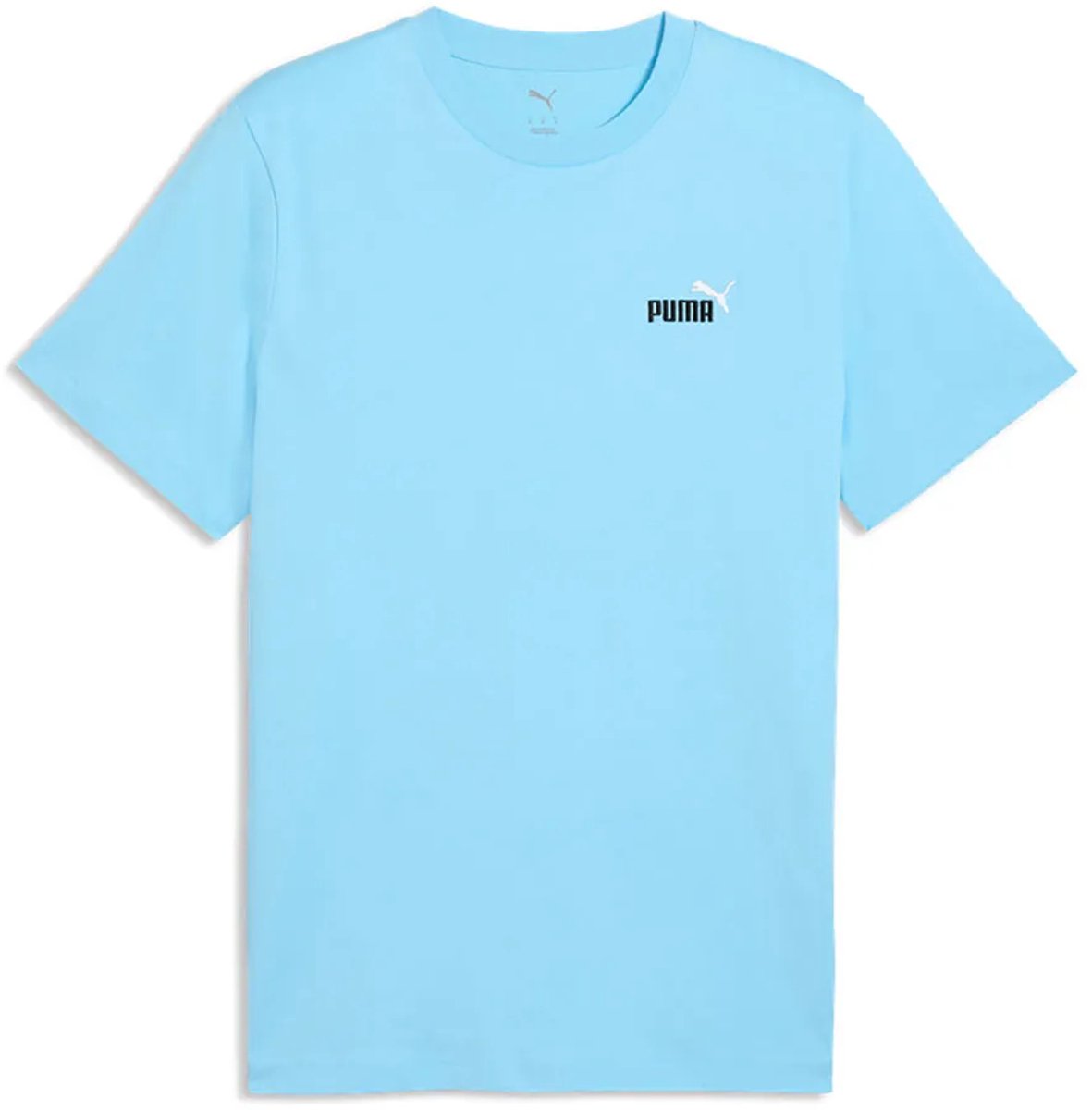 Puma Ess 2 Color Small Nº1 Logo T-shirt Met Korte Mouwen S Blauw